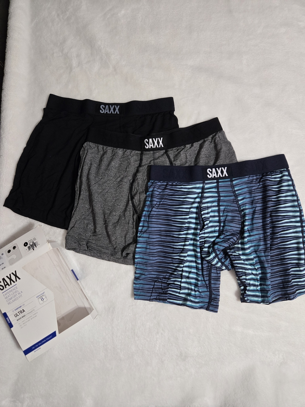 Saxx Ultra Ballpark Pouch Boxer Briefs 3 Pack
